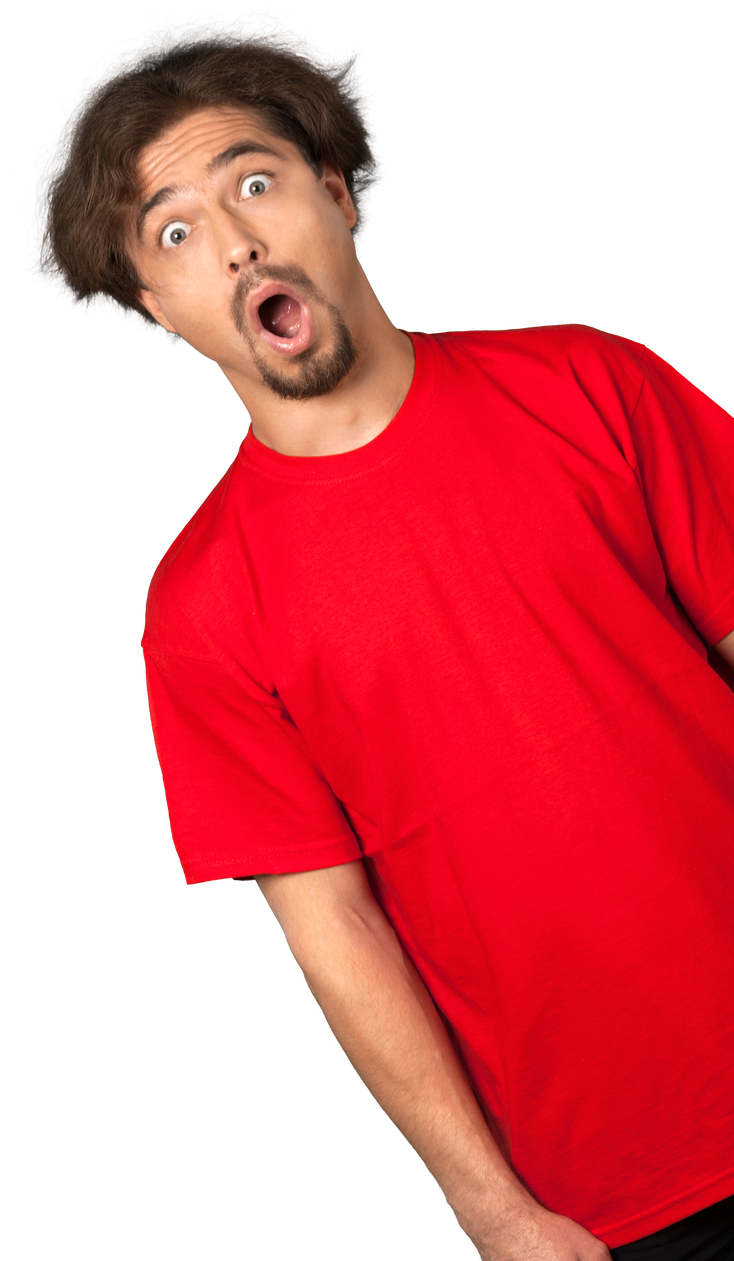 Portrait of a Shocked Man